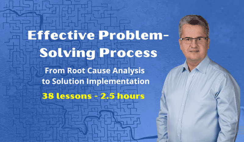 Effective Problem-Solving Process – Certified course
