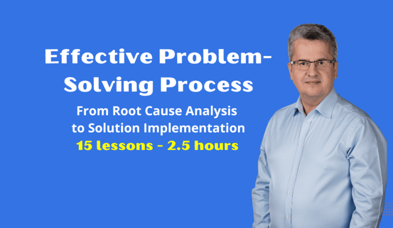 Effective Problem-Solving Process – Certified course