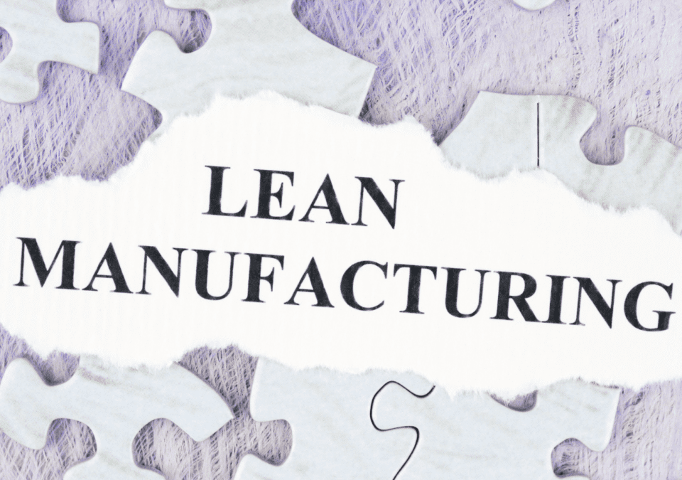 Lean manufacturing concept shown with puzzle pieces and torn paper, symbolizing the integration of 5'S methodology in workplace improvement.