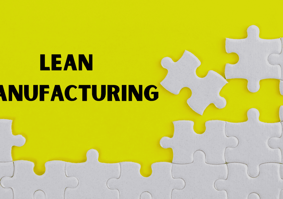 What is a Lean Operation? Puzzle illustration showing one missing piece beside the title “Lean Manufacturing.”