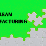 Puzzle illustration symbolizing the definition of lean production beside the title “Lean Manufacturing.”