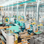 Modern production line illustrating visual order and efficiency — a perfect way to define 5S methodology in practice.