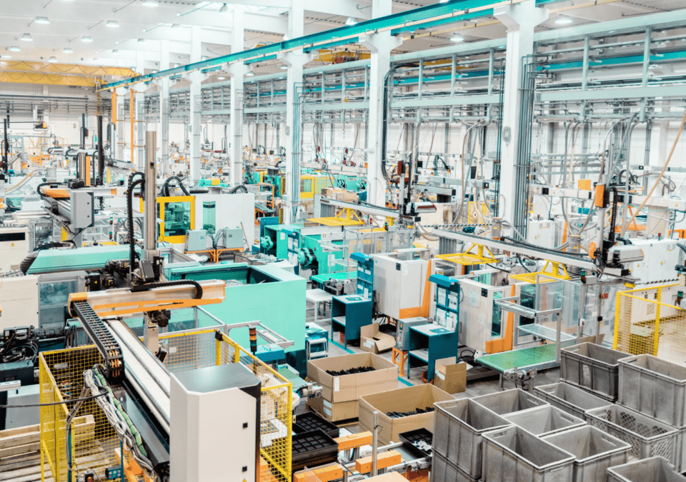 Modern production line illustrating visual order and efficiency — a perfect way to define 5S methodology in practice.