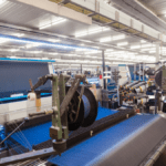 Modern textile production line showing the practical meaning of lean manufacturing.