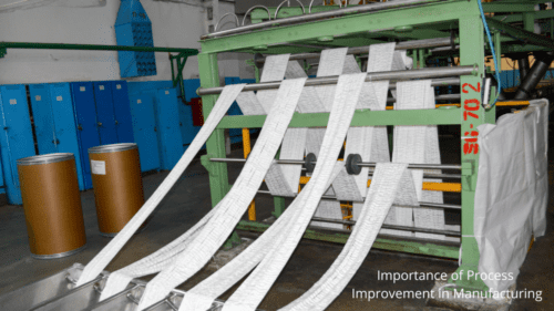 Textile machine used for process improvement in manufacturing.