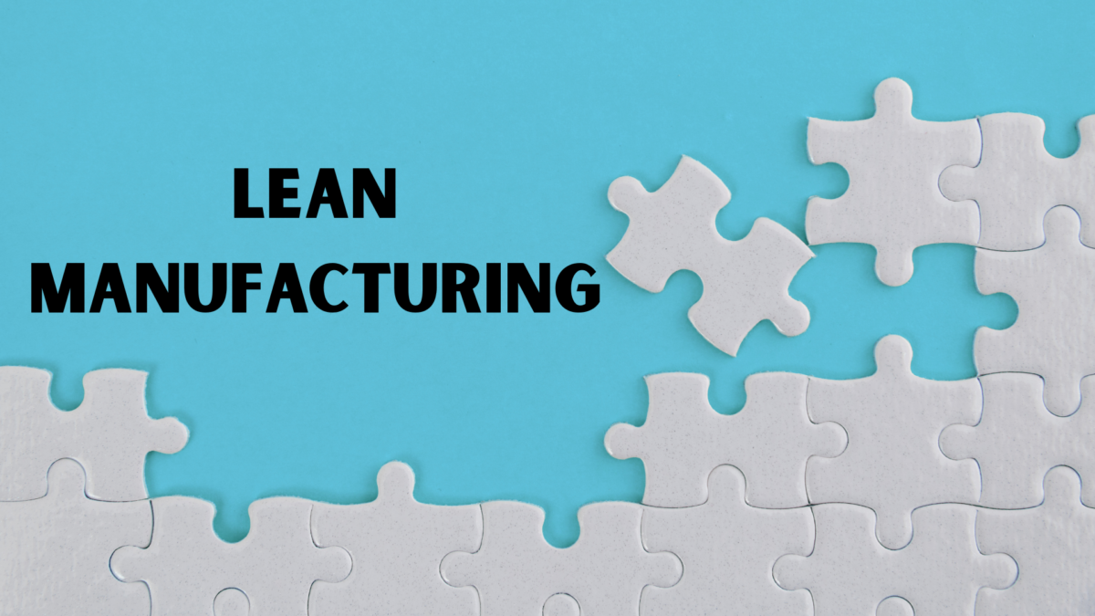 Missing-piece puzzle image used in lean production courses to illustrate closing process gaps.