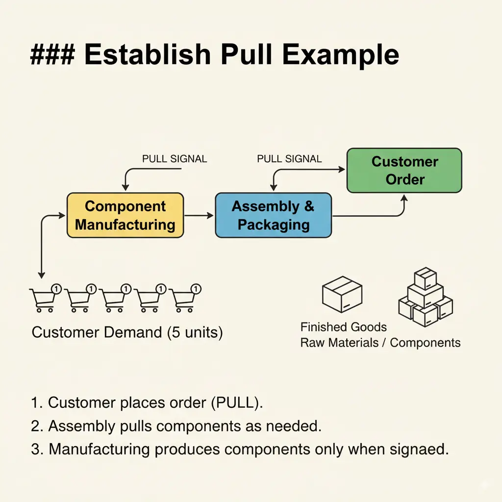 lean principle establish pull